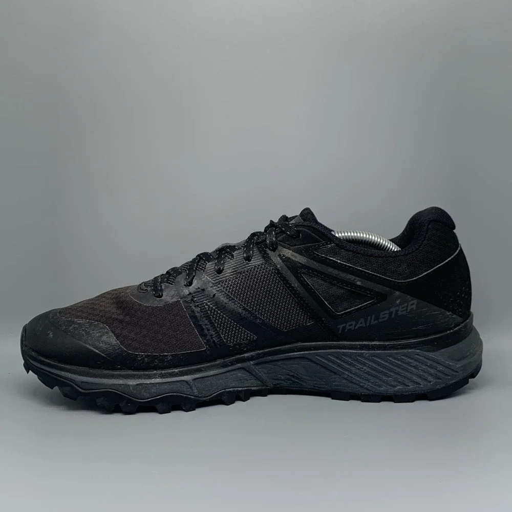 Salomon Trailster Black Trail Running Shoes 404877 Men's Sz 12